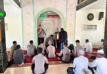 Samapta Polda Gorontalo Gelar Safari  di Masjid Al-Marhamah