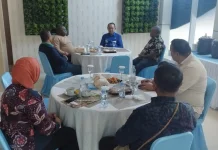 Nasi Kuning Hangat Tutup Kunker MenHAM di Gorontalo