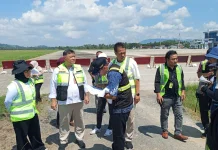 Dukung Embarkasi Haji Penuh, Komisi III Tinjau Proyek Apron Bandara Djalaluddin
