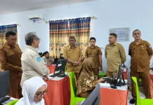 Sekdaprov Bersama Dikbud Gorontalo Pantau TKA SMP/MTs Secara Terpusat