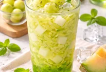 Resep Es Melon Parut Nutrijel
