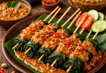 Sate daun Ubi, pilihan menu sederhana