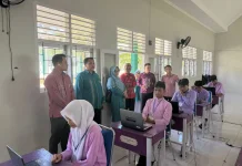 Kemenag Lakukan Monitoring Pelaksanaan TKA di MTsN 2 Kabupaten Gorontalo