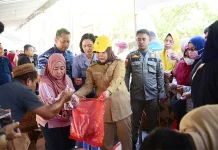 Pasar Murah Bersubsidi Warnai HUT ke-80 TNI AU di Gorontalo