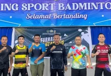 Tim Badminton Lapas Boalemo Raih Emas di Pekan Olahraga Peringatan HBP ke-62