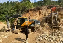 Polisi Tindak PETI di Pohuwato, Excavator Diamankan Operator Kabur