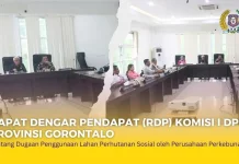 Komisi I DPRD Gorontalo Tegaskan Keberpihakan ke Masyarakat dalam Kasus Lahan PS