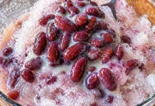 Auto Segar! Es Kacang Merah Serut Simpel