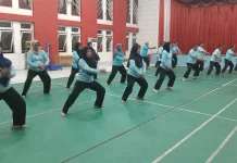 Senam Pernapasan  Gorontalo Gelar Evaluasi Kenaikan Tingkat