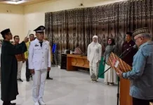 Lantik Pj Kepala Desa Olobua, Sofyan Tekankan Sejumlah Hal Penting