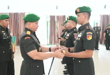 Tiga Pejabat TNI AD di Gorontalo Resmi Berganti