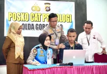 Polda Gorontalo Beri Konseling Casis Tak Lolos