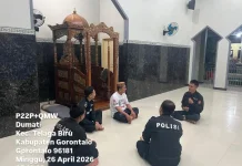 Dit Samapta Polda Gorontalo Gelar Subuh Berjamaah