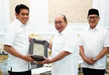 Wali Kota Adhan dan Wawali Indra Terima Kunjungan Bupati Parimo, Bahas Rencana Asra