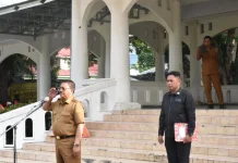 Rum Pagau Tekankan Percepatan Program 2026, pada Apel Awal Pekan