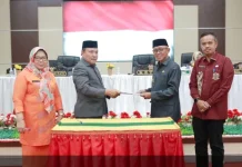 Wabup Hadiri Paripurna Rekomendasi LKPJ 2025