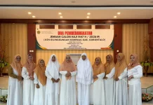 Dua Anggota DWP Kemenag Kabgor Berangkat Haji Tahun 2026