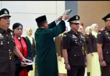 Kajati Lantik Pejabat Baru Eselon III di Wilayah Kejaksaan Tinggi Gorontalo