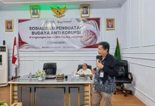 Ombudsman Gorontalo Beri Penguatan Budaya Anti Korupsi di Instansi Pertanahan