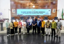 Perkuat Koordinasi PENAS XVII, Tim Advance KTNA Papua Tengah Kunjungi Gorontalo