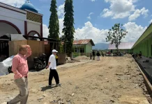 Kakankemenag Kabgor Tinjau Renovasi MIS Al-Muhaimin