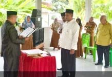 PAW Anggota BPD Buntulia Jaya Resmi Dilantik Camat Duhiadaa