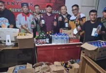 Satpol PP Kota Gorontalo Sita 251 Botol Miras dalam Razia Pekat