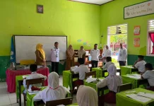 Kemenag Kabgor Gelar Monitoring Pastikan Ujian Jenjang SD-SMP Berjalan Lancar