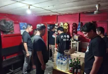 Satresnarkoba Polres Pohuwato Sita Puluhan Botol Miras dari Sejumlah Warung