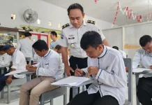 Lapas Gorontalo Fasilitasi Ujian Paket bagi Warga Binaan