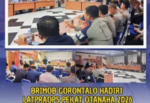 Brimob Gorontalo Siap Sukseskan Operasi Pekat Otanaha 2026