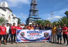 Wabup Gorontalo Lepas Persidago Old Star menuju Ajang Friendly Match Manado