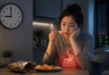 Kebiasaan Ngemil Larut Malam Bisa Ganggu BAB yang Berhubungan dengan Stres