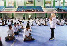 Wagub Semangati 400 Penari Kolosal Persiapan Penas XVII di Gorontalo