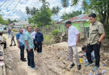 Komisi III DPRD Provinsi Gorontalo Tinjau Lokasi Banjir Desa Barakati