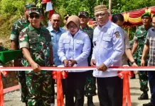 Bangun Jembatan Garuda di Ulapato-B, Sofyan Puji Peran TNI