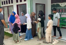 Dansat Brimob Gorontalo Berbagi Hewan Kurban untuk Anak Panti Asuhan