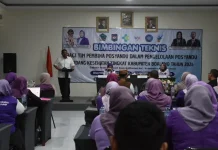Bupati Rum Pagau Buka Bimtek Tim Pembina Posyandu Kabupaten Boalemo