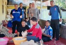 Pemprov Gorontalo Bangun Dapur Umum di Lokasi Banjir Bandang Biau