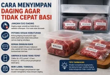 Jangan Langsung Masuk Freezer, Ini Cara Simpan Daging Kurban agar Tidak Cepat Basi