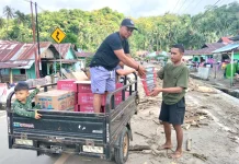 Kondisi Pasca Banjir di Kecamatan Bone Kabupaten Bone Bolango Berangsur Membaik