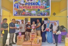 Dinkes Salurkan Bantuan Logistik Kesehatan bagi Korban Banjir Biau