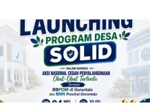 BPOM Gorontalo Luncurkan Desa Solid Cegah Penyalahgunaan Obat