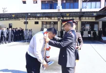 Polresta Gorontalo Kota Lepas Kasatlantas AKP Abubakar Karim yang Purna Tugas