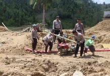 Polres Boalemo Sita Puluhan Alat Tambang Emas Ilegal di Dulupi