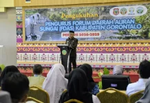 Sudah Dikukuhkan, Ini Harapan Bupati Sofyan untuk Pengurus Forum DAS