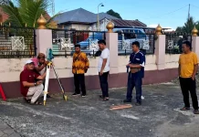 Kemenag Kabgor Kalibrasi Arah Kiblat Masjid Nurul Insan