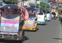Pemkab Gorontalo Gelar Konvoi Nusantara Sambut Penas KTNA ke-17