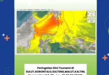 BMKG Keluarkan Peringatan Dini Tsunami, Status Pesisir Utara Gorontalo Siaga