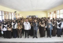 PA Suwawa dan KemenHAM Gorontalo Edukasi Siswa Tolak Nikah Dini
